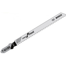Пилка для лобзика Bosch по дереву T 101BR, 2.5×100 мм, 25 шт. (2608633623)