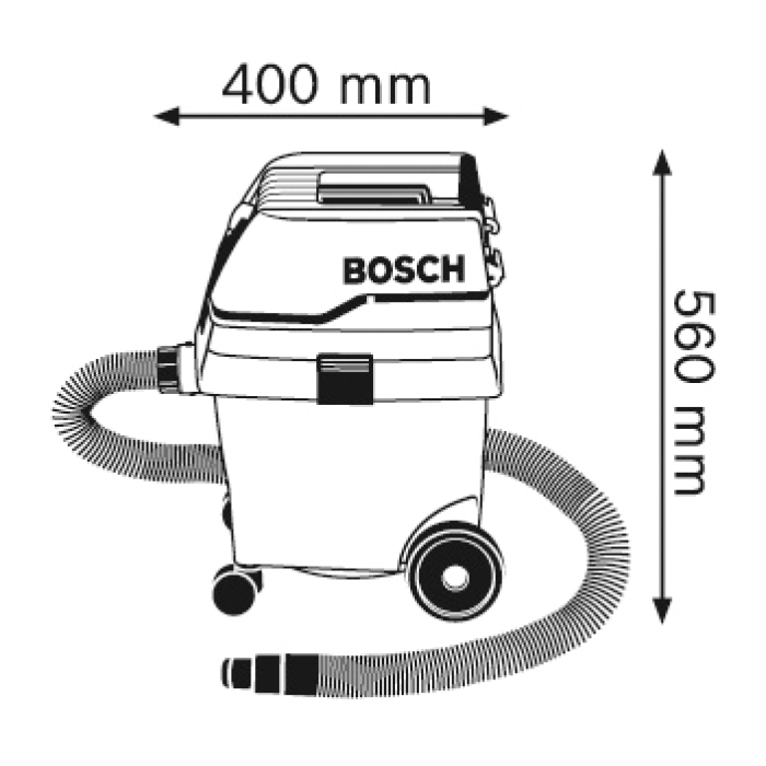 Пылесос строительный для влажного/сухого мусора Bosch GAS 25 L SFC Professional