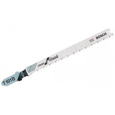 Пилка для лобзика Bosch по дереву T 101 B, 2.7×100 мм, 100 шт. (2608637876)