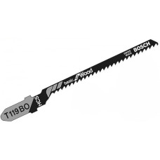 Пилка для лобзика Bosch по дереву T 119 BO, 2×83 мм, 100 шт. (2608637879)