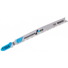 Пилка для лобзиков Bosch по металлу T 123 X, 1.2-2.6×100 мм, 25 шт. (2608638474)