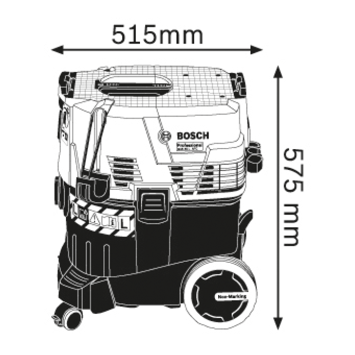 Пылесос строительный для влажного/сухого мусора Bosch GAS 35 L AFC Professional