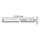 Напрямна шина Bosch FSN 2100 Professional (1600Z00007)