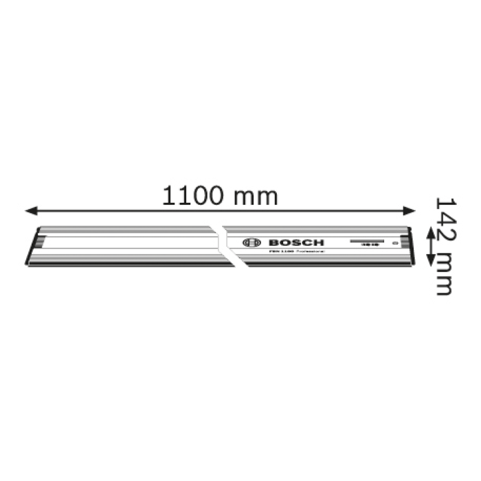 Напрямна шина Bosch FSN 1100 Professional (1600Z00006)