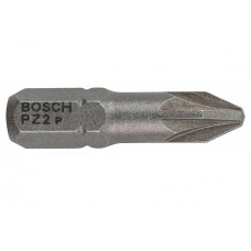 Биты Bosch Extra Hart PZ2, 25 мм, 100 шт. (2607001561)