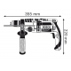 Дрель ударная Bosch GSB 21-2 RCT Professional (060119C700)