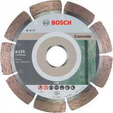 Алмазный круг Bosch по бетону, 125x22.23x1.6x10 мм, 10 шт. (2608603240)