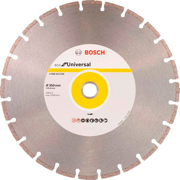 Алмазный круг Bosch ECO Universal, 350х25.4 мм (2608615035)
