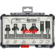 Набор кромочных фрез Bosch Trim&Edging 8 мм, 6 шт. (2607017469)