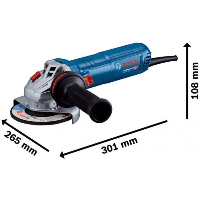 Кутова шліфувальна машина (болгарка) Bosch GWS 12-125 S (06013A6020)