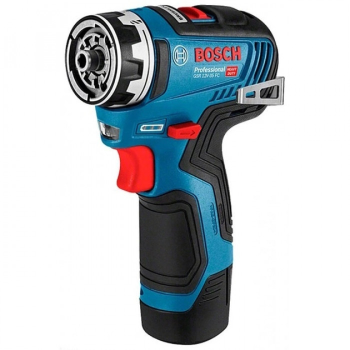 Акумуляторний безщітковий шуруповерт Bosch Professional GSR 12V-35 FC з БЗП в L-Boxx 102 з 2 акб GBA 12V 3.0Ah та з/в GAL 12V-40 (06019H3001)