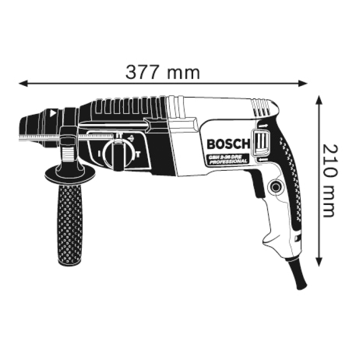 Перфоратор Bosch GBH 2-26 DRE Professional (0611253708)