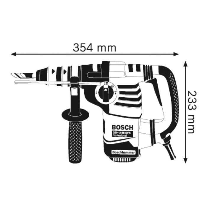Перфоратор Bosch GBH 3-28 DFR Professional (061124A000)