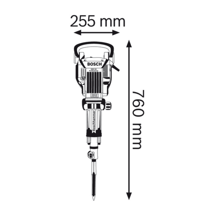 Відбійний молоток Bosch GSH 16-30 Professional (0611335100)