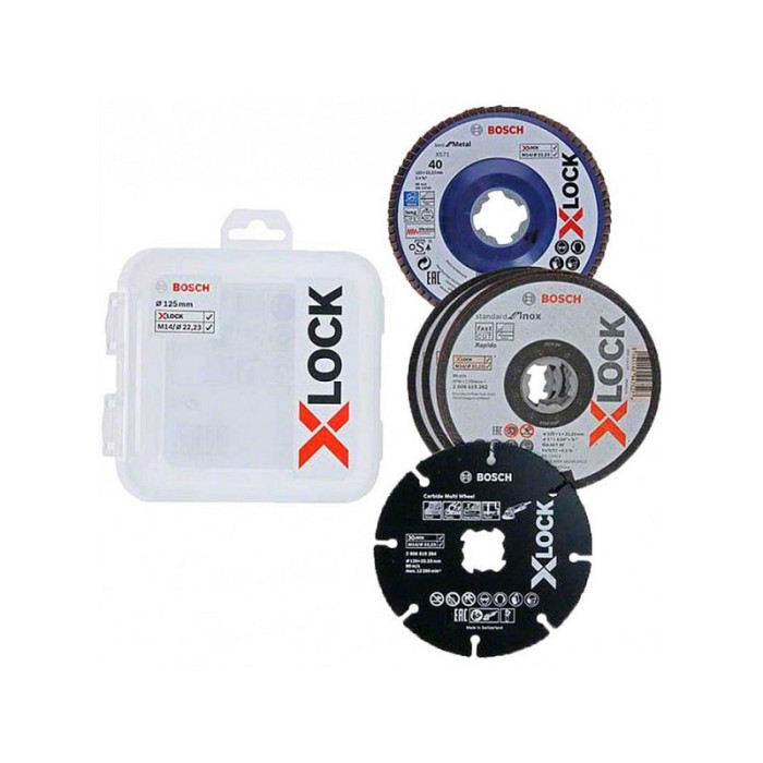 Набор кругов Bosch X-Lock 125 мм, 5 шт. (2608619374)