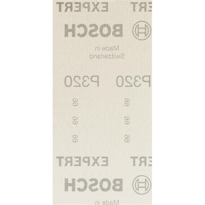 Шлифлисты на сетчатой основе Bosch EXPERT M480, 93x186 мм, К320, 50 шт. (2608900759)