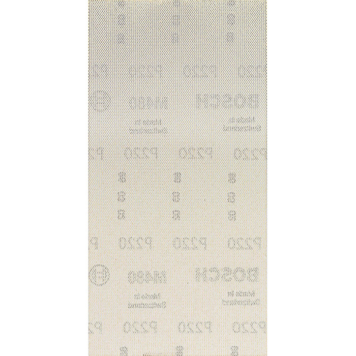 Шлифлисты на сетчатой основе Bosch EXPERT M480, 115x230 мм, К220, 10 шт. (2608900766)