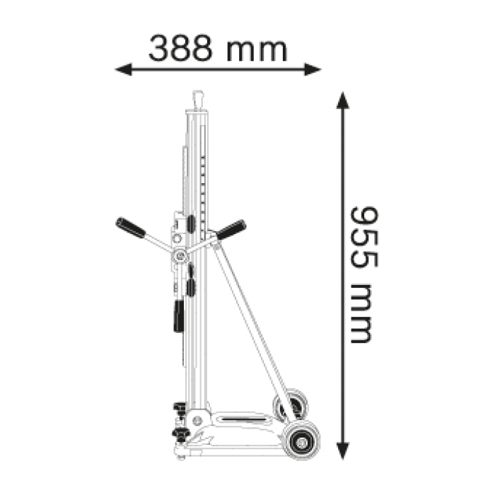 Стойка для дрели алмазного сверления Bosch GCR 350