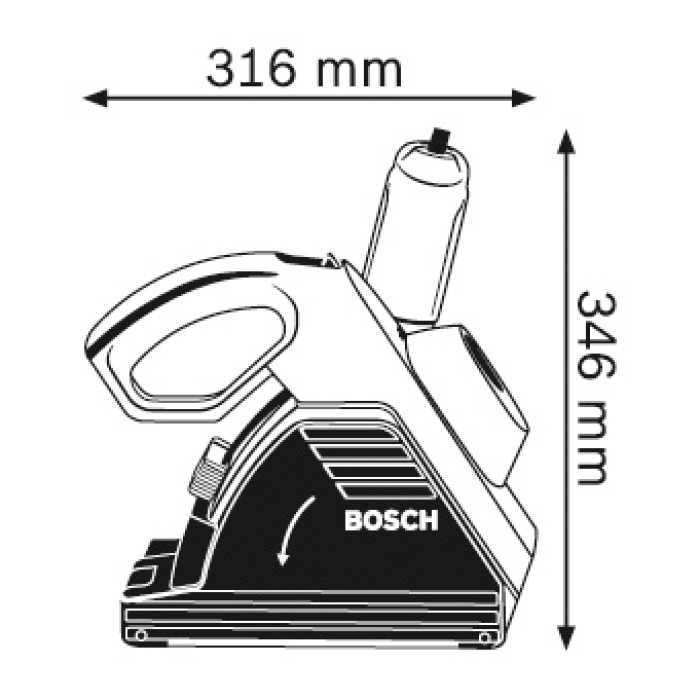 Штроборіз Bosch GNF 35 CA Professional (0601621708)