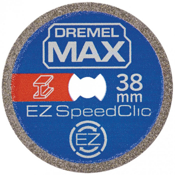 Диск отрезной по металлу Dremel MAX EZ SpeedClic S456DM, 38 мм (2615S456DM)