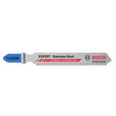 Пильное полотно по металлу Bosch StainlessSteel T118AHM, 83 мм, 3 шт. (2608900562)