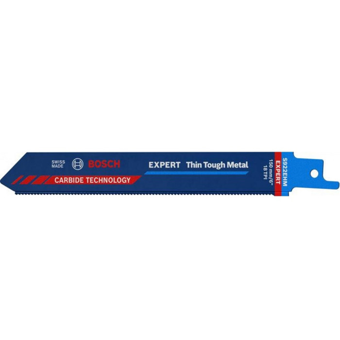 Полотно для сабельной пилы Bosch Expert Thin Tough Metal S922EHM, 10 шт. (2608900362)