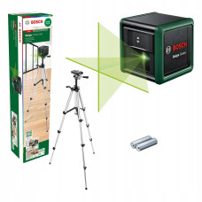 Зеленый поперечный лазерый уровень Bosch Quigo Green со штативом (0603663C04)