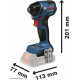 Акумуляторний ударний гайковерт BOSCH GDR 18V-220 (06019L6000) (без АКБ та ЗУ)
