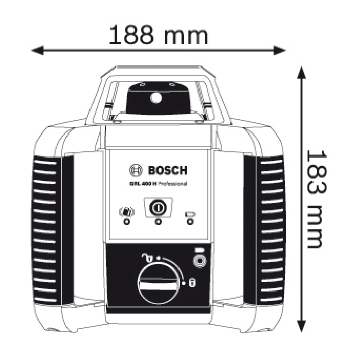 Ротационный лазерный нивелир Bosch GRL 500 H, LR 50 Professional