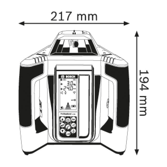 Ротационный лазерный нивелир Bosch GRL 500 HV, LR 50 Professional