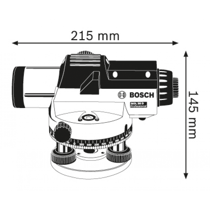 Оптический нивелир Bosch GOL 26 D Professional