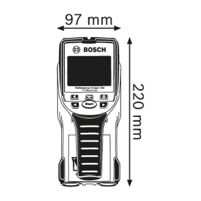 Детектор скрытой проводки Bosch Wallscanner D-tect 150 Professional