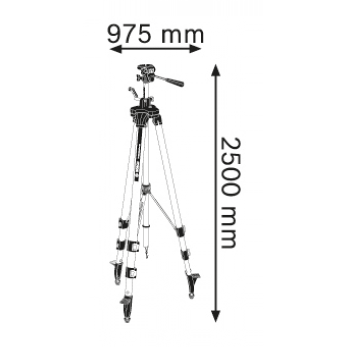 Штатив (тринога) Bosch BT 250 Professional
