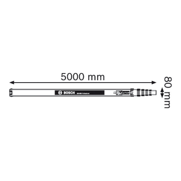 Вимірювальна рейка Bosch GR 500 Professional (0601094600)