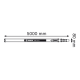 Вимірювальна рейка Bosch GR 500 Professional (0601094600)