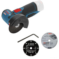 Аккумуляторная угловая шлифмашина Bosch GWS 12V-76 (каркас) (06019F2000)