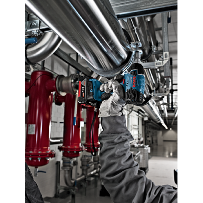 Акумуляторний ударний гайковерт Bosch GDS 18 V-LI Professional (каркас) (06019A1S0C)