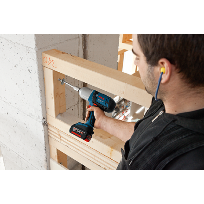 Акумуляторний ударний гайковерт Bosch GDS 18 V-LI HT Professional (каркас) (06019B1300)