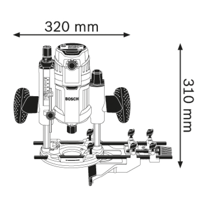 Фрезер ручний Bosch GOF 2000 CE Professional (Картон) (0601619703)