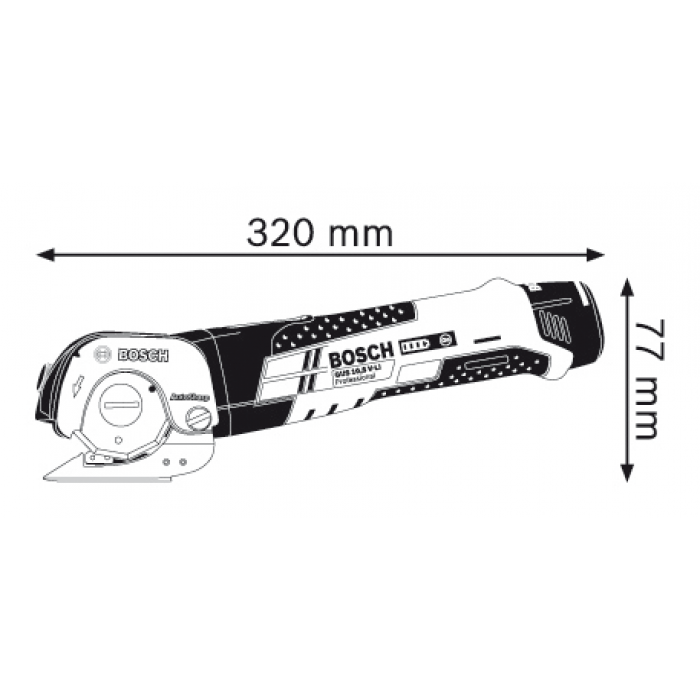 Аккумуляторные универсальные ножницы Bosch GUS 12V-300