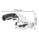 Акумуляторна дискова пилка Bosch GKS 10,8 V-LI Professional (06016A1001) (каркас)